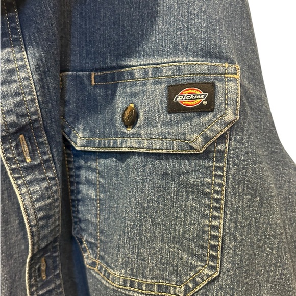 Dickies Blue Denim Shirt xl - Picture 2 of 3